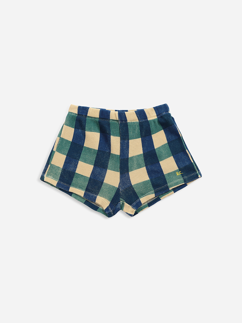 BOBO CHOSES Checkered shorts 22ss 122AC070