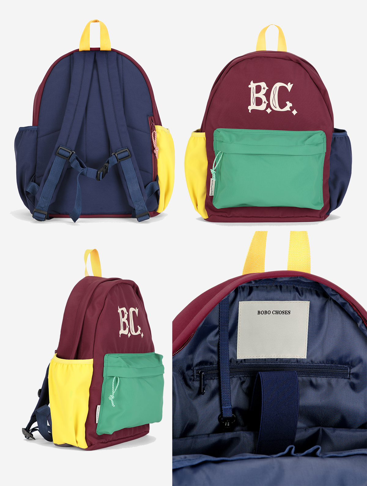 보보쇼즈,BOBO CHOSES B.C Vintage color block backpack비씨