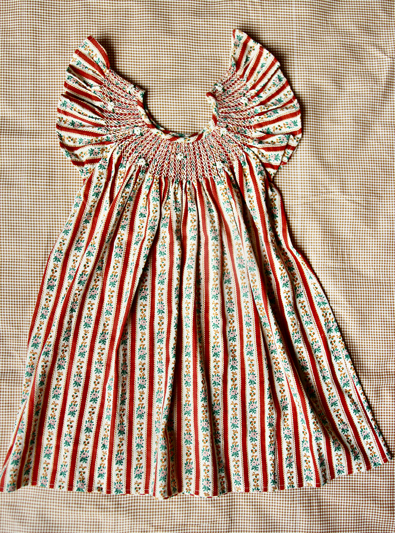 봉주르다이어리,BONJOUR DIARY Butterfly dress - wallpaper print