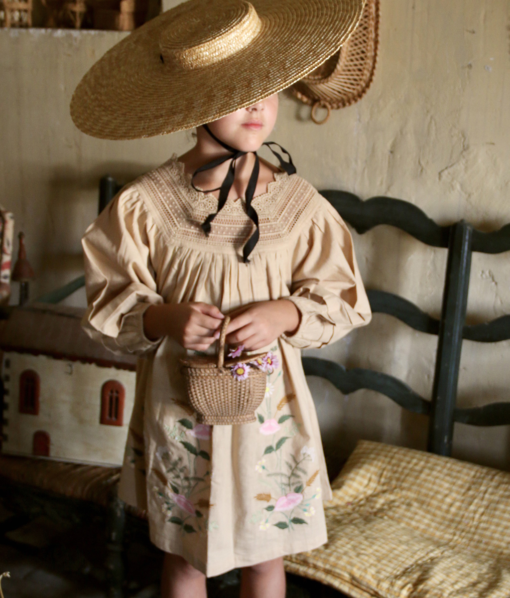 Bonjour diary solid straw cotton slub 8Y 【公式】ショッピングサイト