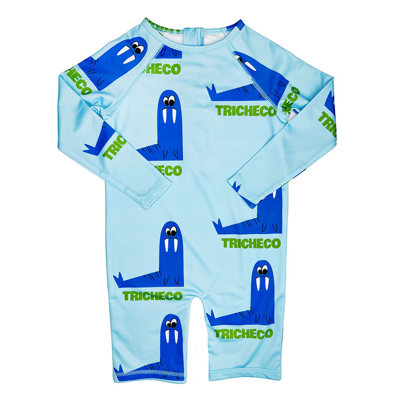 [휴고러브스티키,HUGO LOVES TIKI rash guard walrus, blue휴고러브스티키 래쉬가드,스윔수트22ss]